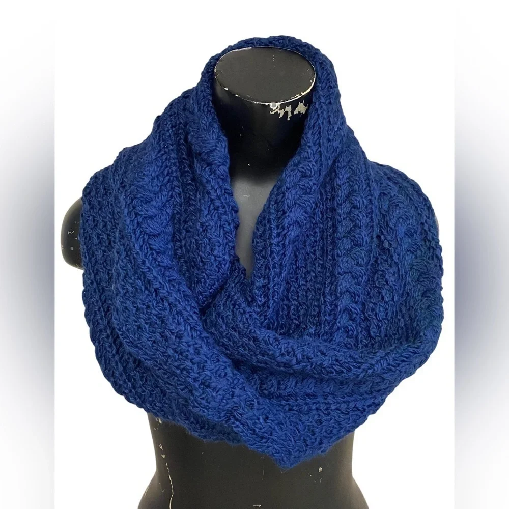 3 piece set Black Gray Blue Scarves